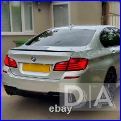 Gloss Black Twin Rear Diffuser Spoiler Splitter For Bmw 5 Series F10 F11 M Sport