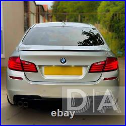 Gloss Black Twin Rear Diffuser Spoiler Splitter For Bmw 5 Series F10 F11 M Sport