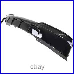 Gloss Black Twin Rear Diffuser Spoiler Splitter For Bmw 5 Series F10 F11 M Sport