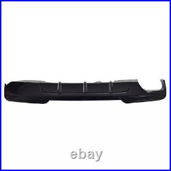 Gloss Black Twin Rear Diffuser Spoiler Splitter For Bmw 5 Series F10 F11 M Sport