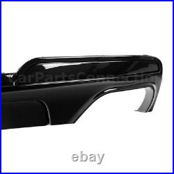 Glossy Black Diffuser For BMW 550i 2011-2016 Shark Fins F10 Sedan M Sport Bumper