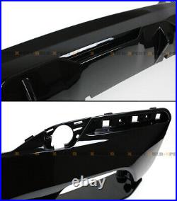 Glossy Black M Performance Style Rear Bumper Diffuser For 2017-19 BMW G30 M550i