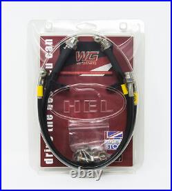 HEL BMW-4-527 Rear 2x Brake Hoses Braided for BMW 6 Series E64 635d Sport