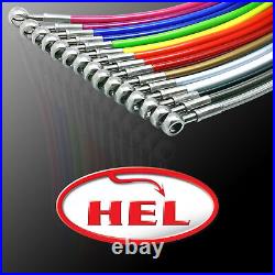 HEL BMW-4-560 Front 2x Brake Hoses Braided for BMW 7 Series E65 730d Sport
