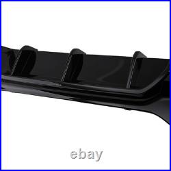 M Black Diffuser for BMW F20 F21 1 Series 2014-2019 Rear Sport Performance Lip