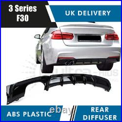 M SPORT PERFORMANCE TWIN EXHAUST REAR BUMPER DIFFUSER for BMW F30 F31 3 SERIES
