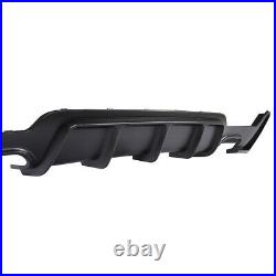 Matte Black Rear Diffuser Quad Exhaust For BMW 4er F32 F33 F36 M Sport 428i 430i