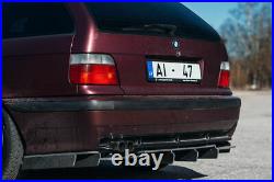 P-Performance CARBON Rear Bumper diffuser with ribs / fins For BMW E36 M Sport