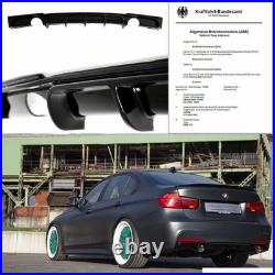 Performance Rear Diffusor Black Gloss Splitter for M-Sport BMW F30 F31 335i 335d