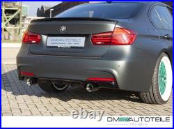 Performance Rear Diffusor Black Gloss Splitter for M-Sport BMW F30 F31 335i 335d