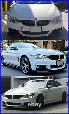 Performance Style Front Lip Splitter For 14-2020 BMW F32 4 Series M Sport Bumper
