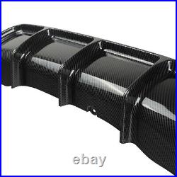 REAR DIFFUSER BUMPER CARBON LOOK FOR BMW F32 F33 F36 4 SERIES 435i M SPORT 14-20