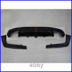 Rear Bumper Diffuser Body Kit For BMW G30 G31 M550i M Sport 2017-23 With LED Light