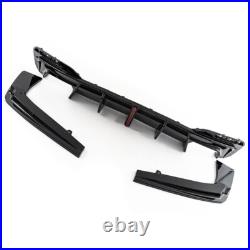 Rear Bumper Diffuser Body Kit For BMW G30 G31 M550i M Sport 2017-23 With LED Light