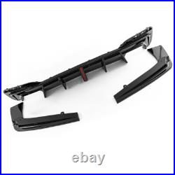 Rear Bumper Diffuser Body Kit For BMW G30 G31 M550i M Sport 2017-23 With LED Light