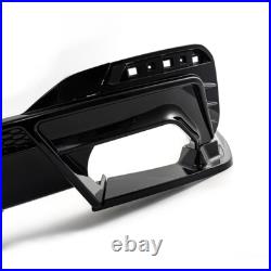 Rear Bumper Diffuser Body Kit For BMW G30 G31 M550i M Sport 2017-23 With LED Light