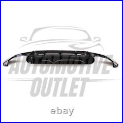 Rear Bumper Diffuser Gloss Black For Bmw 5 Series G30 G31 M5 Sport Style 2017+