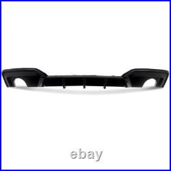 Rear Bumper Diffuser Lip Spoiler For Bmw F06 F12 F13 M-sport Gloss Blk 2012-2018