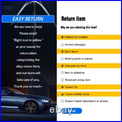 Rear Bumper Diffuser Lip Spoiler For Bmw F06 F12 F13 M-sport Gloss Blk 2012-2018