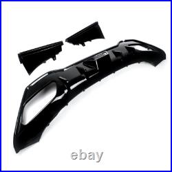 Rear Bumper Diffuser Lip for BMW 8 Series G16 M850i M-Sport 4D 18-23 Gloss Black