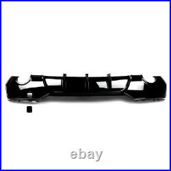 Rear Diffuser Lip Gloss Black Spoiler for BMW 4 Series G22 G23 M Sport 2021-2023