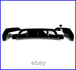 Rear Diffuser Lip Gloss Black Spoiler for BMW 4 Series G22 G23 M Sport 2021-2023