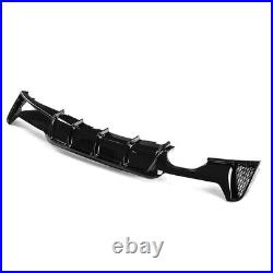 Rear Diffuser Splitter M Sport Gloss Black For BMW 4 Series F32 F33 F36 2014-19