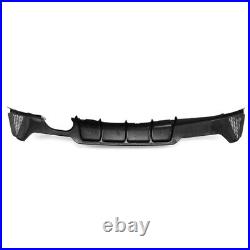 Rear Diffuser Splitter M Sport Gloss Black For BMW 4 Series F32 F33 F36 2014-19