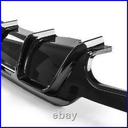 Rear Diffuser Splitter M Sport Gloss Black For BMW 4 Series F32 F33 F36 2014-19