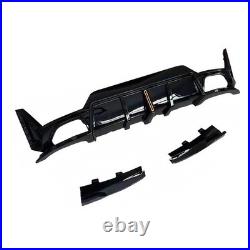 Rear Diffuser With F1 Led Light For Bmw 3 Series G20 G21 M Sport LCI Gloss Black