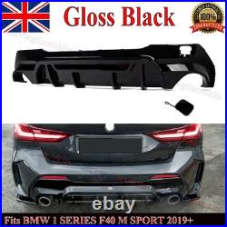 Rear Valance Diffuser Competitive Style Gloss Black For BMW 1 Series M Sport F40