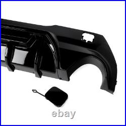 Rear Valance Diffuser Competitive Style Gloss Black For BMW 1 Series M Sport F40