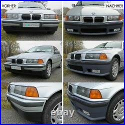 SPORT FRONT BUMPER FITS ON BMW E36 ALL MODELS also M-Sport M3 M+ GT EVO SPOILER