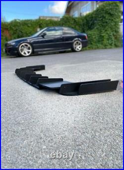 Wide diffuser with ribs fins for BMW E46 Rear M Sport Bumper